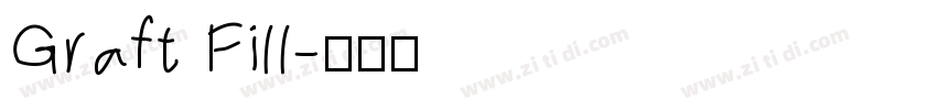 Graft Fill字体转换